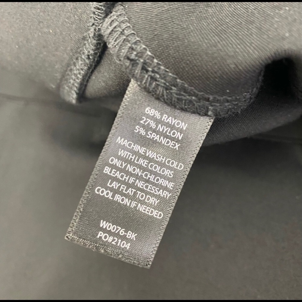 Betabrand Dress Yoga Pants Straight Leg: Black - Picture 3 of 4